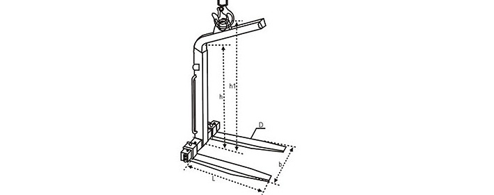 自動平衡吊叉結構尺寸圖片
