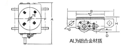 DAIKI手搖搬運小坦克尺寸圖